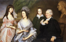 Картина "robert goldsborough and family" художника "пил чарльз уилсон"