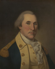 Копия картины "george washington" художника "пил чарльз уилсон"