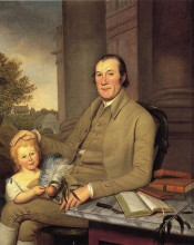 Репродукция картины "william smith and his grandson" художника "пил чарльз уилсон"