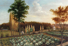 Картина "cabbage patch, the gardens of belfield, pennsylvania" художника "пил чарльз уилсон"