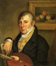 Картина "portrait of raphaelle peale" художника "пил чарльз уилсон"