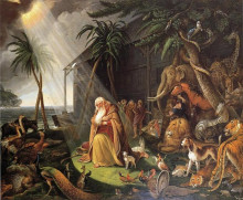 Картина "noah and his ark (after charles catton)" художника "пил чарльз уилсон"