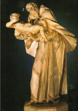 Копия картины "saint felix with child" художника "пинзель иван георгий"