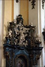 Копия картины "altar of st. jude thaddeus with archangel michael" художника "пинзель иван георгий"