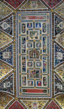 Копия картины "ceiling of the piccolomini library in siena cathedral" художника "пинтуриккьо"