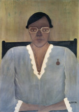 Копия картины "the artist&#39;s wife" художника "пиппин гораций"