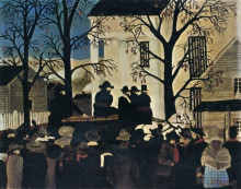 Картина "john brown going to his hanging" художника "пиппин гораций"