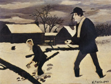 Картина "abe lincoln, the good samaritan" художника "пиппин гораций"