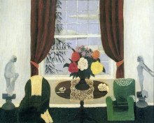 Картина "victorian parlor still life" художника "пиппин гораций"