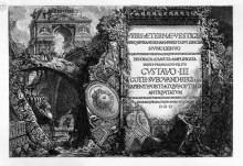 Репродукция картины "the roman antiquities, t. 1, plate i." художника "пиранези джованни баттиста"