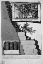 Репродукция картины "the substructures of the capitol and the tarpeian rock" художника "пиранези джованни баттиста"