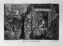 Копия картины "triumphal bridge" художника "пиранези джованни баттиста"