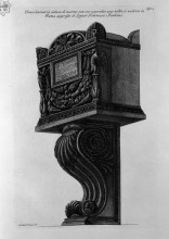 Репродукция картины "urn of marble with its lid" художника "пиранези джованни баттиста"