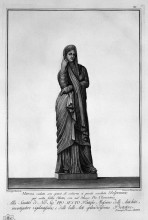 Репродукция картины "veiled matron" художника "пиранези джованни баттиста"