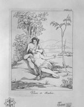 Копия картины "venus and anchises" художника "пиранези джованни баттиста"