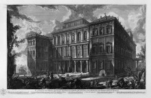 Копия картины "view of the palace stopani" художника "пиранези джованни баттиста"