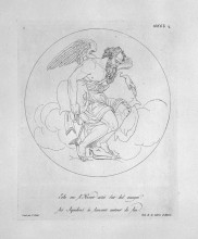 Копия картины "aeolus seated on clouds" художника "пиранези джованни баттиста"