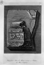 Копия картины "ancient marble bas-relief in the museo borgia existing velletri (inc f piranesi)" художника "пиранези джованни баттиста"