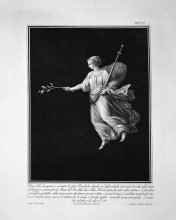 Копия картины "another dancer, taken from a painting of ancient pompeii" художника "пиранези джованни баттиста"
