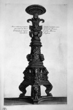 Картина "another view in perspective of the previous candlestick" художника "пиранези джованни баттиста"