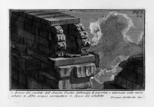 Копия картины "the roman antiquities, t. 1, plate xi. urban walls." художника "пиранези джованни баттиста"