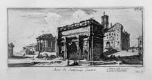 Копия картины "arch of constantine in rome" художника "пиранези джованни баттиста"