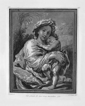 Копия картины "bust of piranesi" художника "пиранези джованни баттиста"