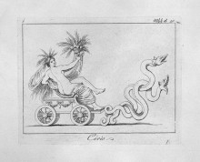 Репродукция картины "ceres" художника "пиранези джованни баттиста"