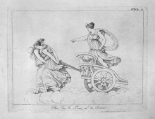 Репродукция картины "chariot of the moon" художника "пиранези джованни баттиста"