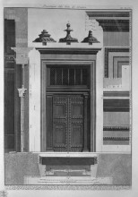 Репродукция картины "demonstration of the door of the pantheon" художника "пиранези джованни баттиста"