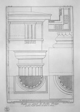 Репродукция картины "drawing of a vase and other scraps found in the same tomb" художника "пиранези джованни баттиста"