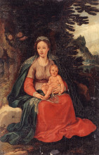 Копия картины "virgin and child" художника "аахен ханс фон"