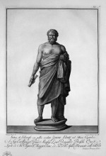 Репродукция картины "greek philosopher" художника "пиранези джованни баттиста"