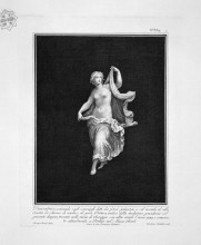 Картина "half-naked dancer, taken from a painting of ancient pompeii" художника "пиранези джованни баттиста"