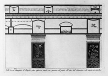 Картина "in the house of pompeii, once downstairs half-barrel, ch`ha the impostatura for the two longer sides" художника "пиранези джованни баттиста"
