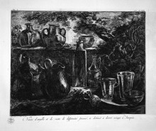 Репродукция картины "jars of clay and glass found in pompeii" художника "пиранези джованни баттиста"