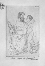 Копия картины "jupiter and ganymede" художника "пиранези джованни баттиста"