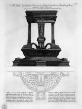 Картина "marble tripod dedicated to apollo, found in the villa of cicero tuscolana" художника "пиранези джованни баттиста"
