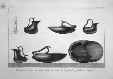 Репродукция картины "other similar basins, found in pompeii" художника "пиранези джованни баттиста"