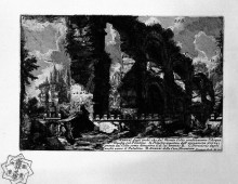 Репродукция картины "the roman antiquities, t. 1, plate xxxiv" художника "пиранези джованни баттиста"