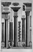 Картина "reports and symmetries of greek taken from ancient monuments" художника "пиранези джованни баттиста"