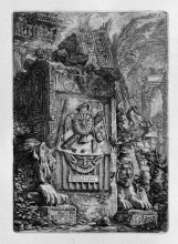 Копия картины "ruins of egyptian and greek architecture" художника "пиранези джованни баттиста"
