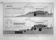 Копия картины "second floor plan of the three-story house" художника "пиранези джованни баттиста"
