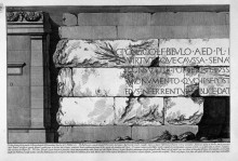 Репродукция картины "the roman antiquities, t. 2, plate v" художника "пиранези джованни баттиста"