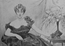 Картина "portrait de mme b..." художника "аббема луиза"