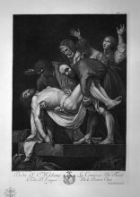 Картина "the deposition of michelangelo da caravaggio" художника "пиранези джованни баттиста"