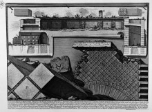 Картина "the roman antiquities, t. 2, plate lxii. cutaway view of the mausoleum of augustus." художника "пиранези джованни баттиста"