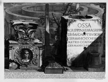 Копия картины "the roman antiquities, t. 2, plate lxiii. remains of the mausoleum of augustus." художника "пиранези джованни баттиста"