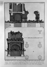 Картина "the roman antiquities, t. 4, plate xlvi. proof of the portico of philip the advanced." художника "пиранези джованни баттиста"