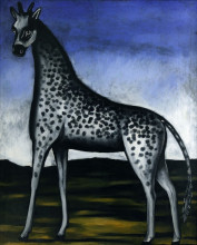 Репродукция картины "жираф" художника "пиросмани нико"